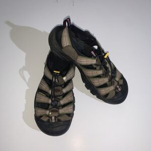Keen Newport H2 Shoes Mens 9 Green Outdoor Hiking Sandals Waterproof Trail